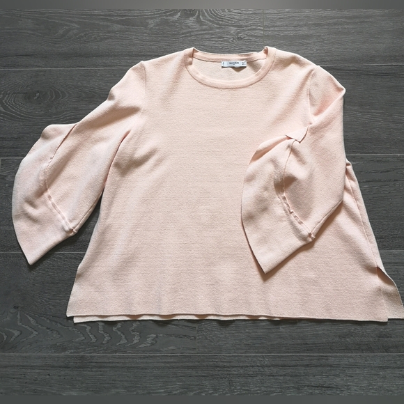 Cropped Bell-Sleeve Top - Picture 1 of 4